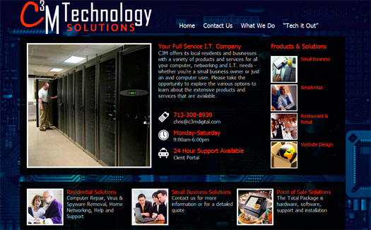 C3MTech.com, I.T. Company Website